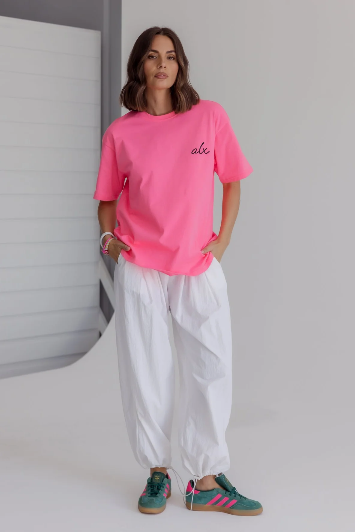 SOLE T-Shirt Fluro Pink - Image 2