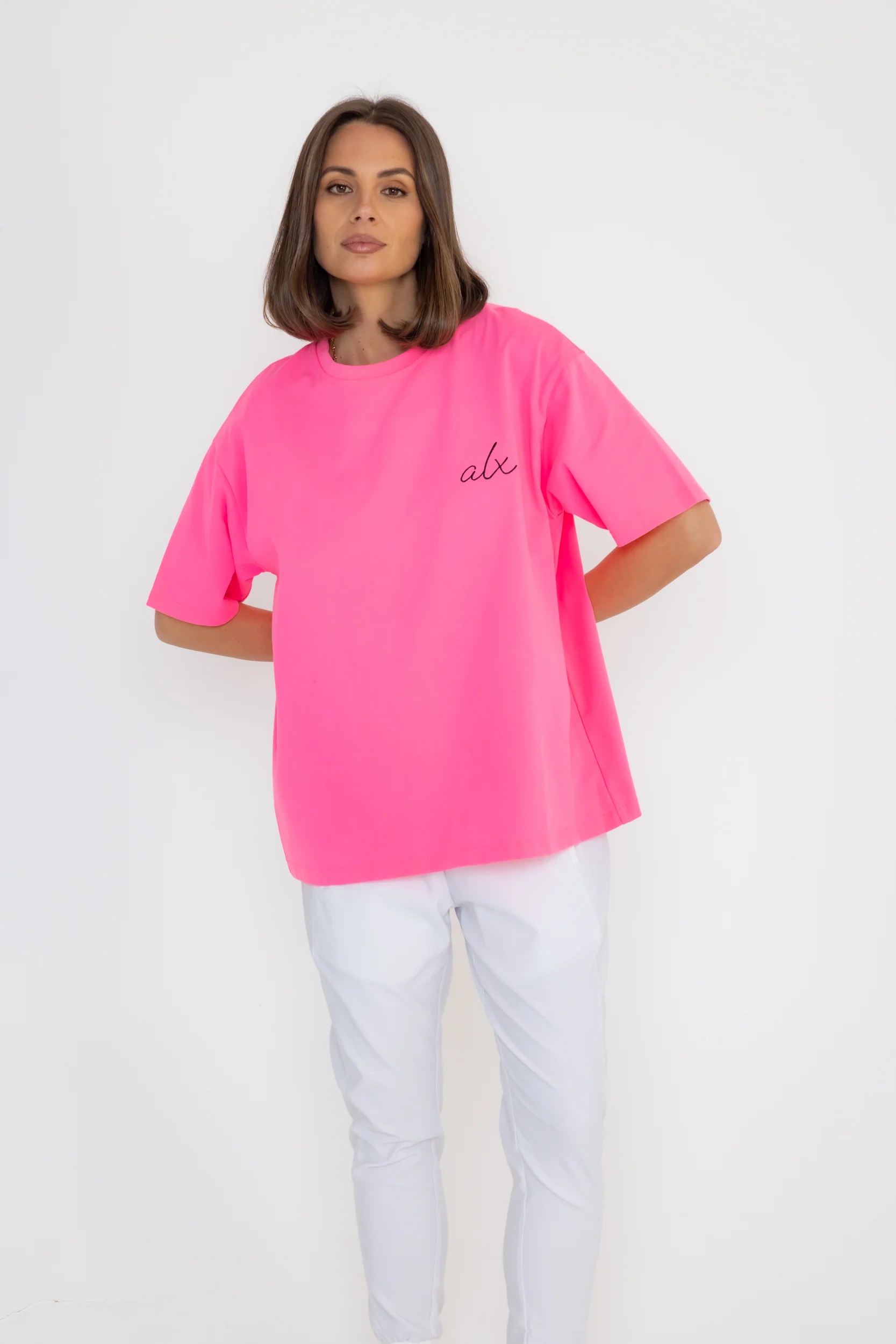 SOLE T-Shirt Fluro Pink - Image 8