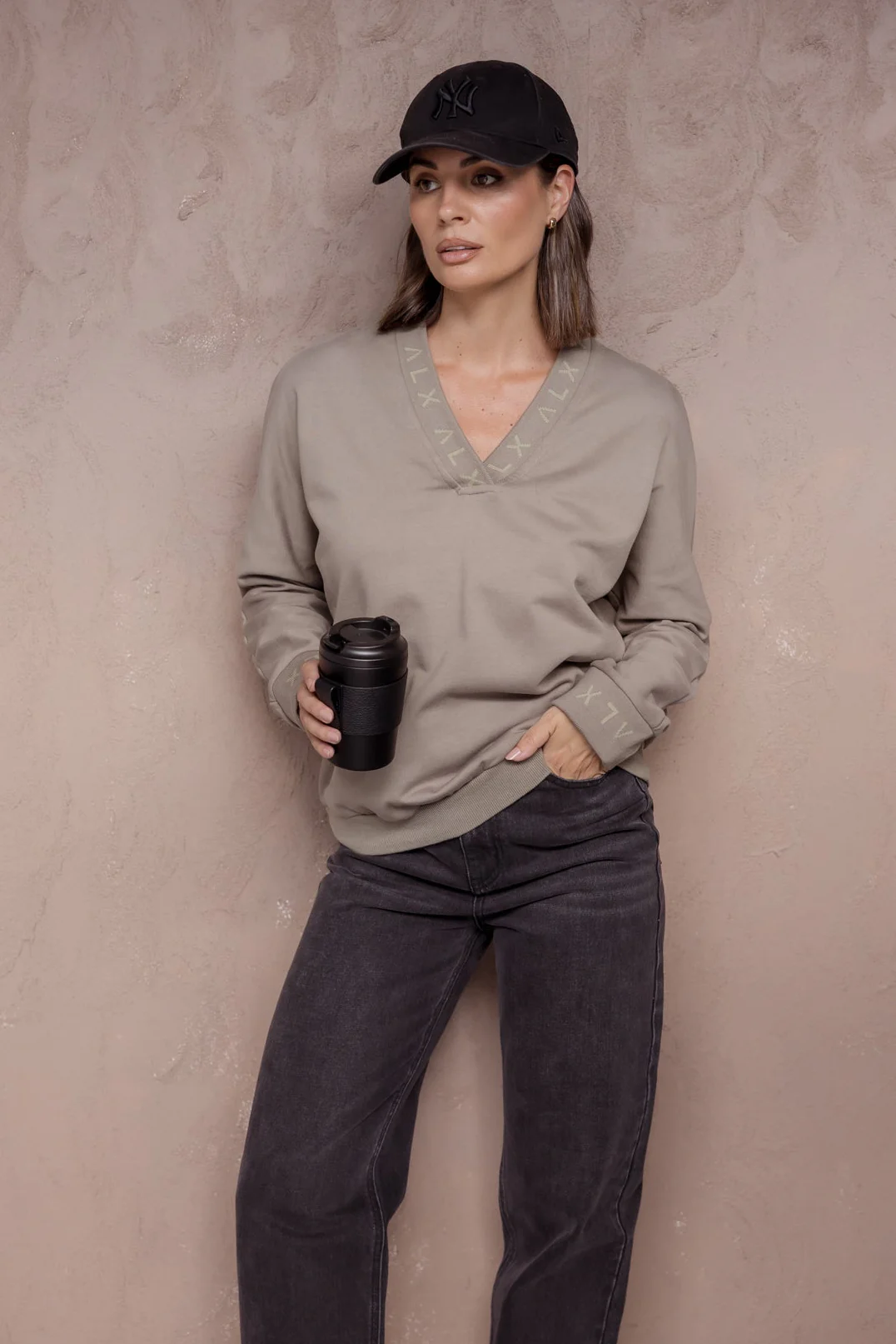 SPENCIE Jumper Taupe - Image 3