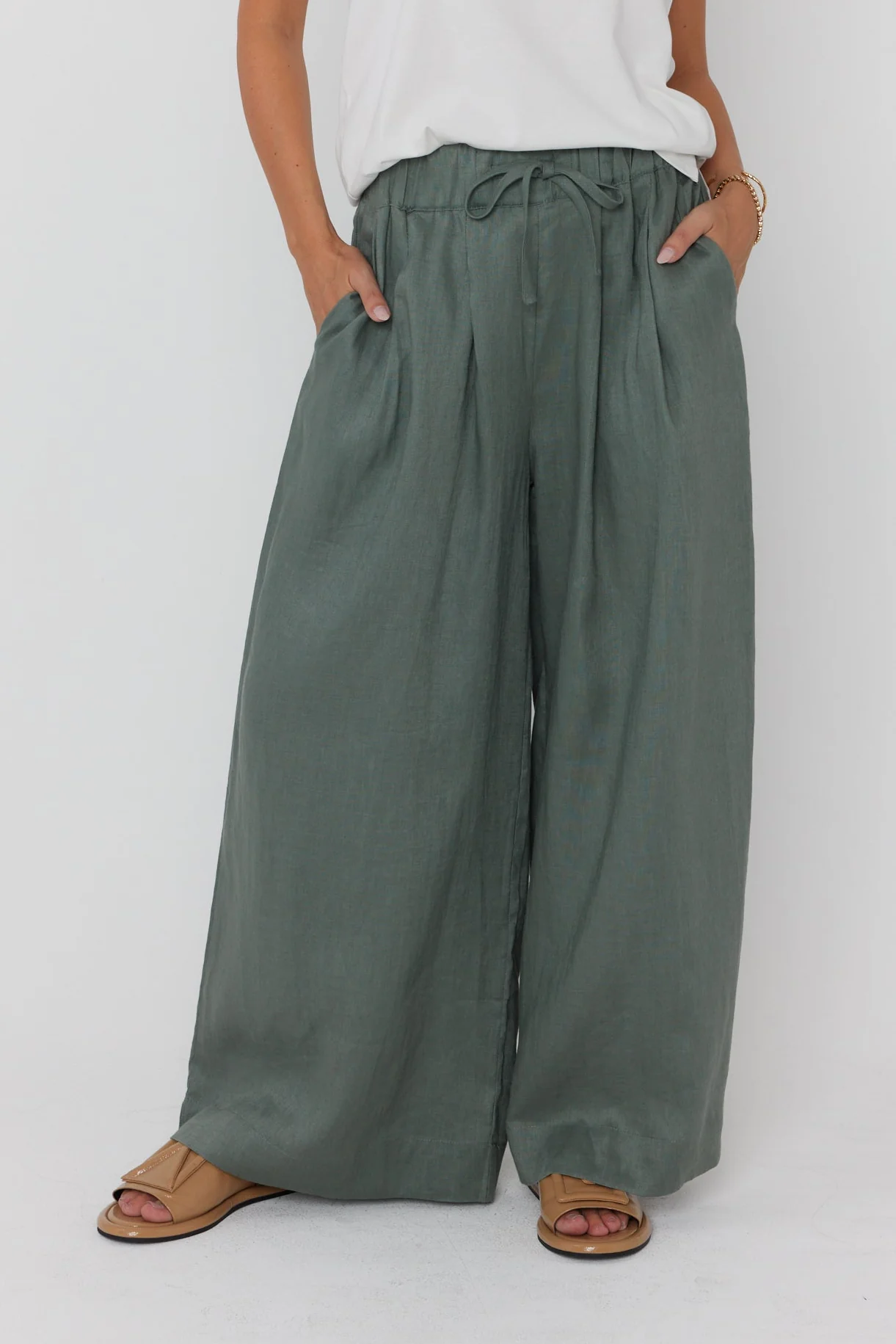 TERI Pants Dusty Green - Image 5