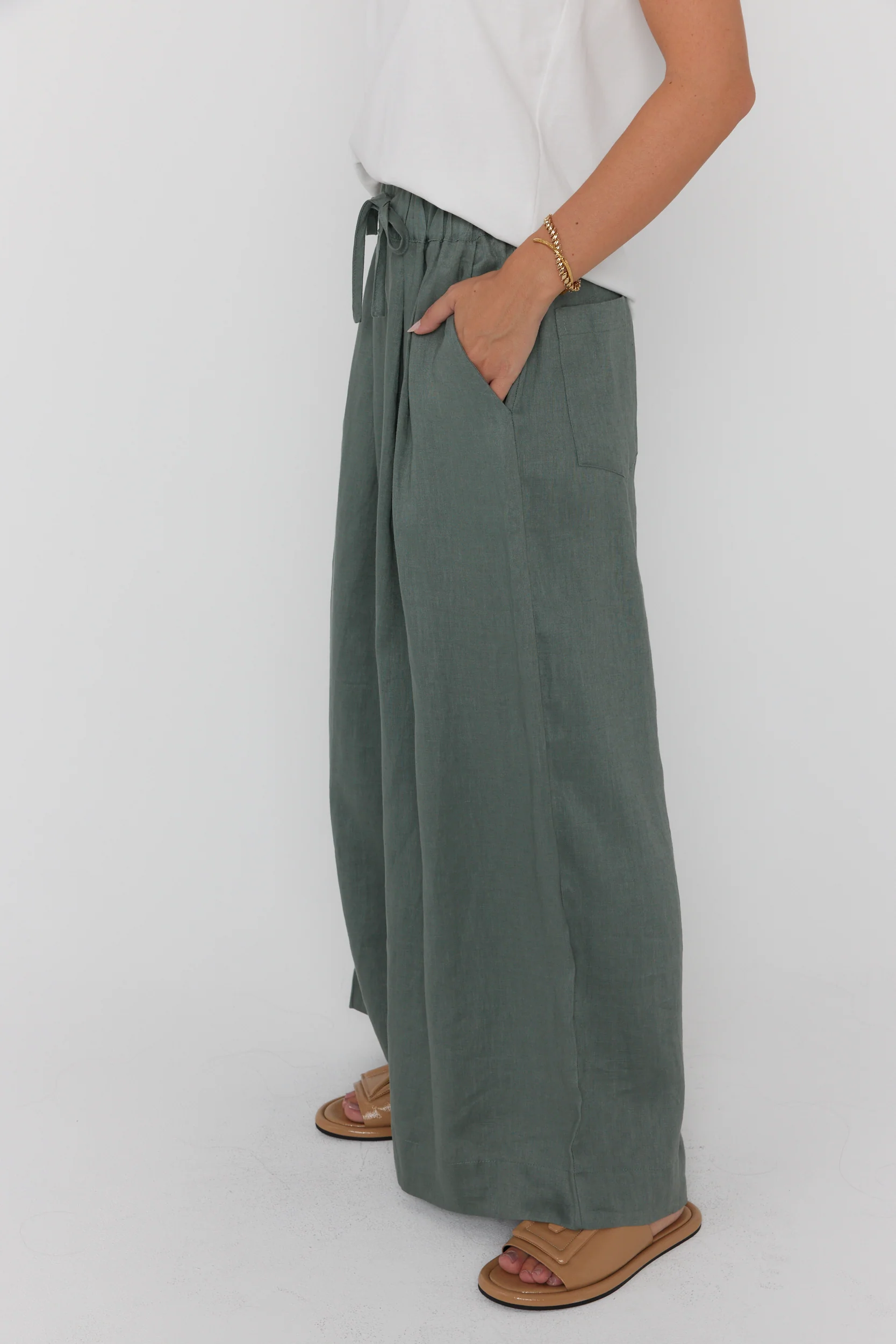 TERI Pants Dusty Green - Image 8
