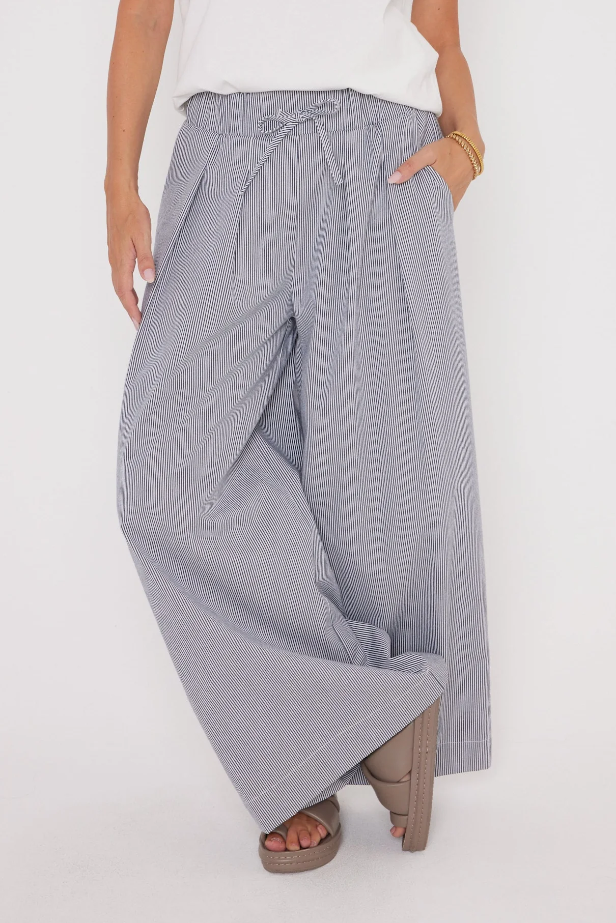 TERI Pants Navy Stripe - Image 10
