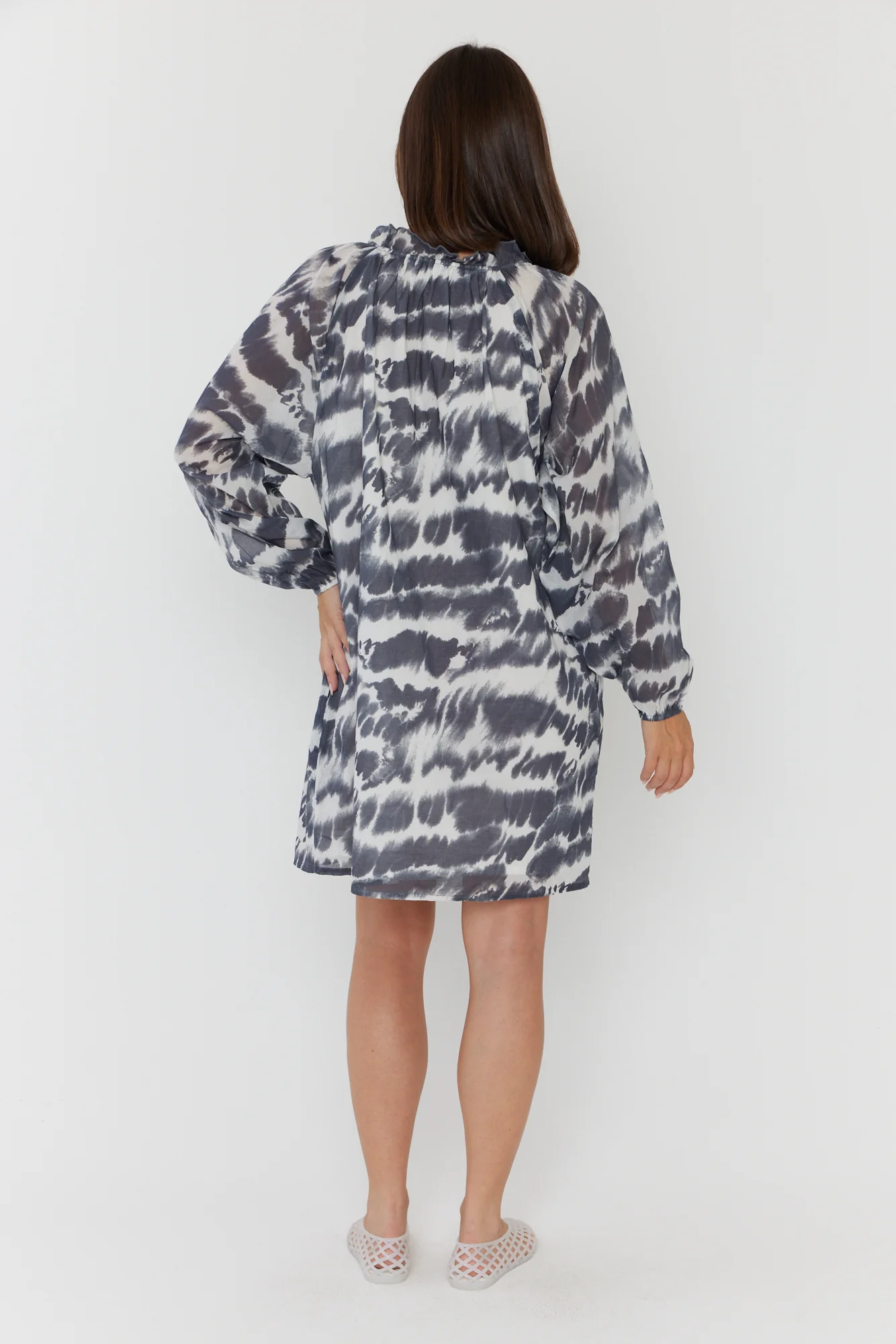 TOBIAS Dress Navy Blur - Image 10