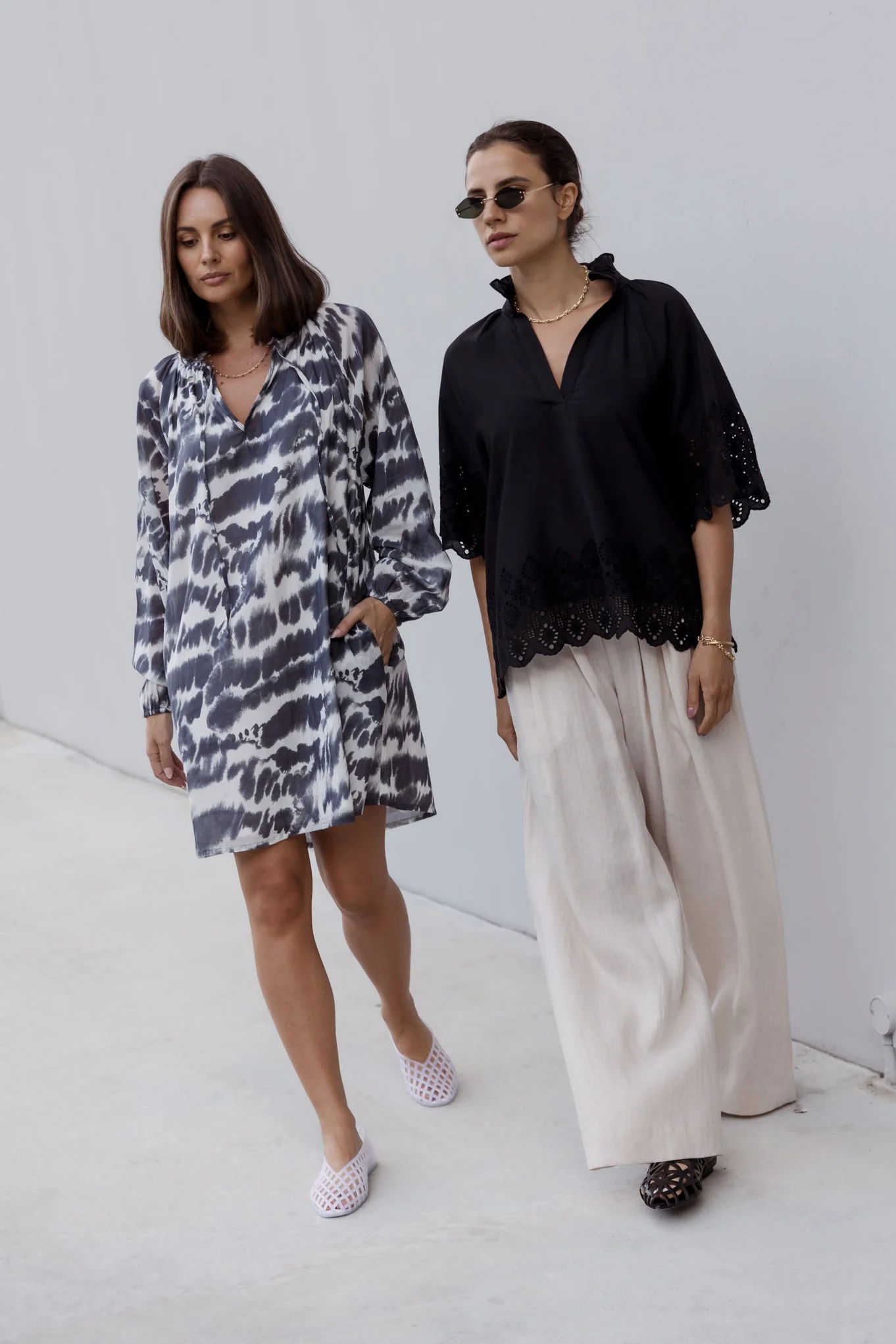 TOBIAS Dress Navy Blur - Image 3