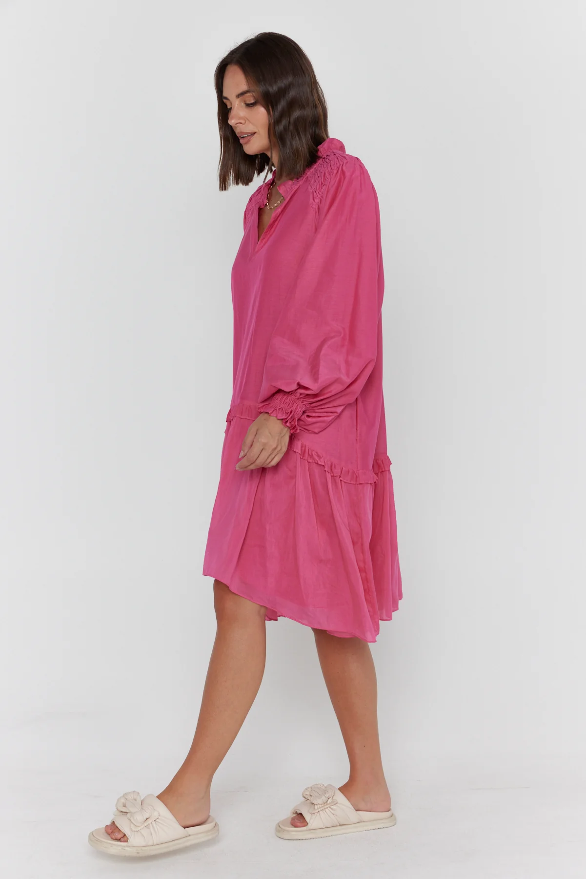TOMMY Dress Hot Pink - Image 8