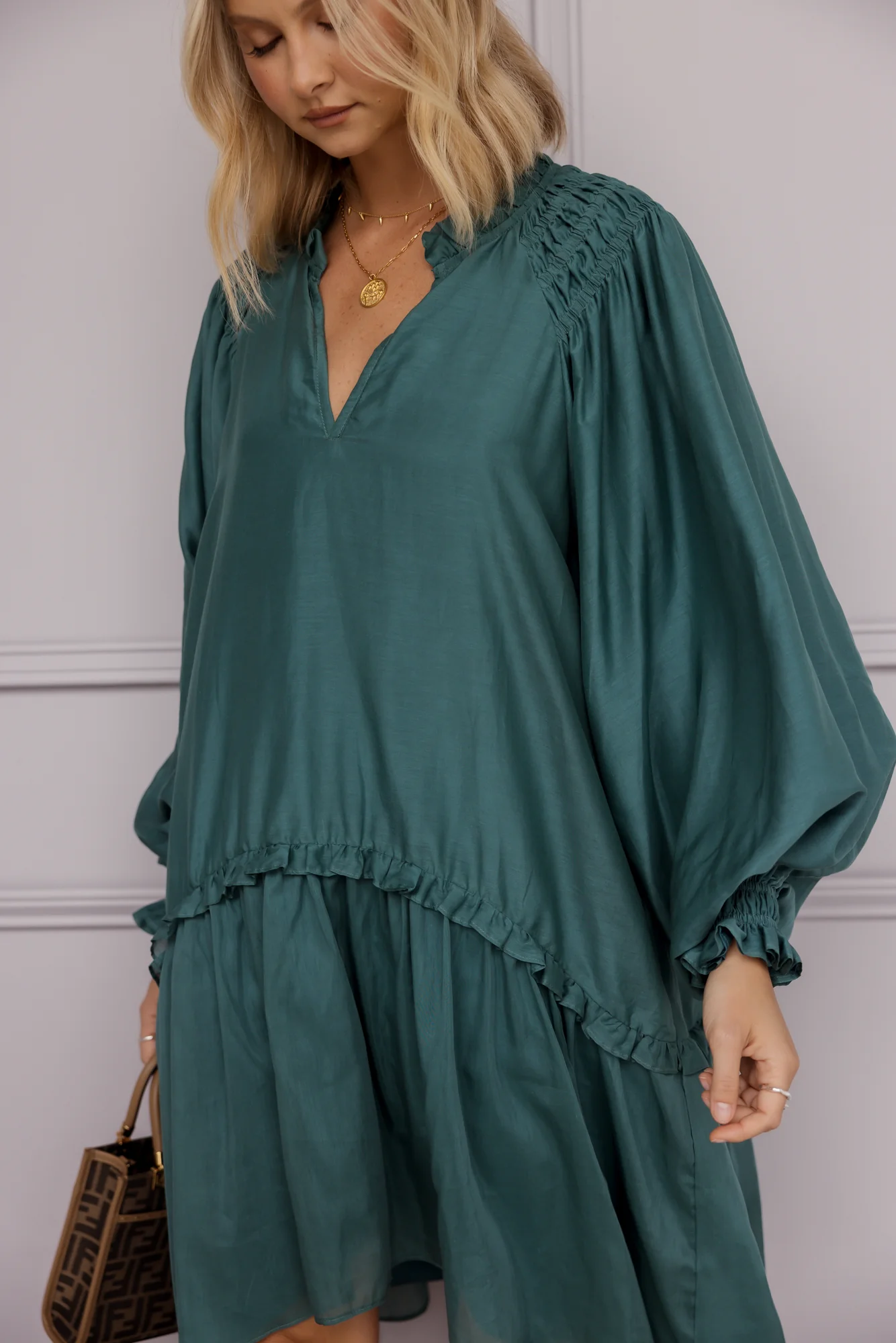 TOMMY Dress Teal - Image 3