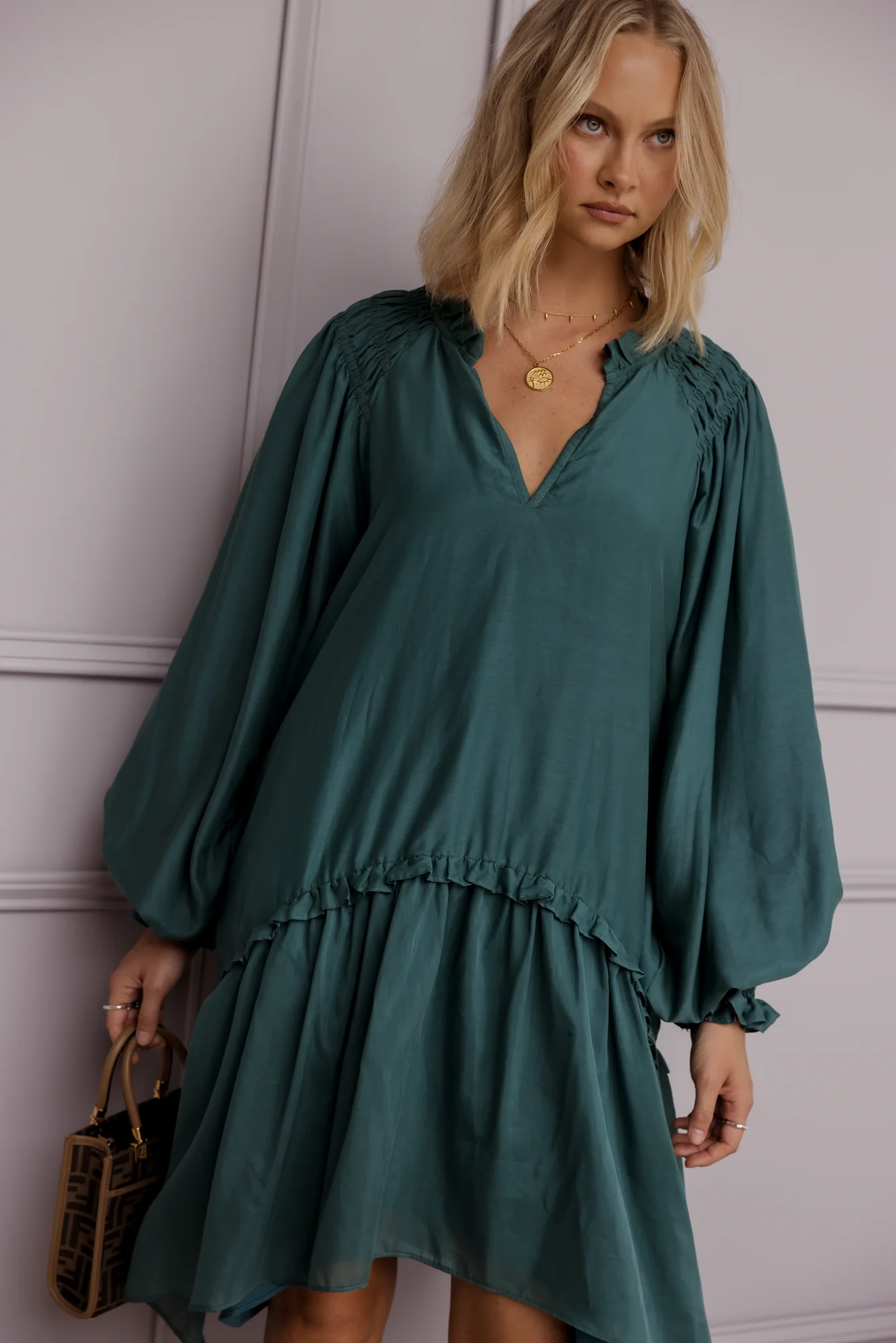 TOMMY Dress Teal - Image 4