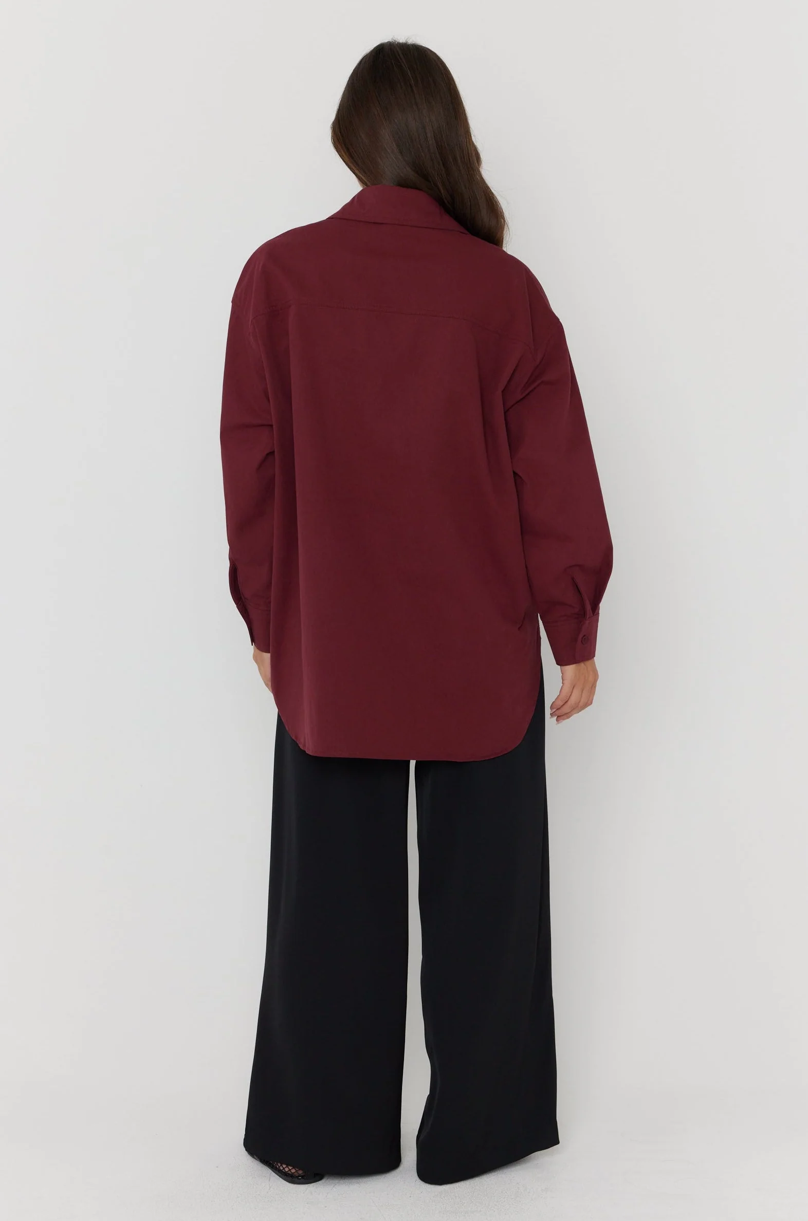 UNA Shirt Burgundy - Image 10