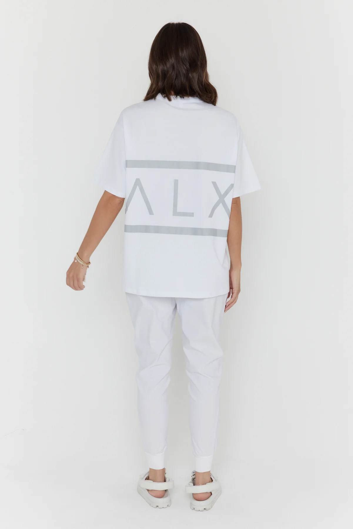 VEGAS T-Shirt White/Grey - Image 10