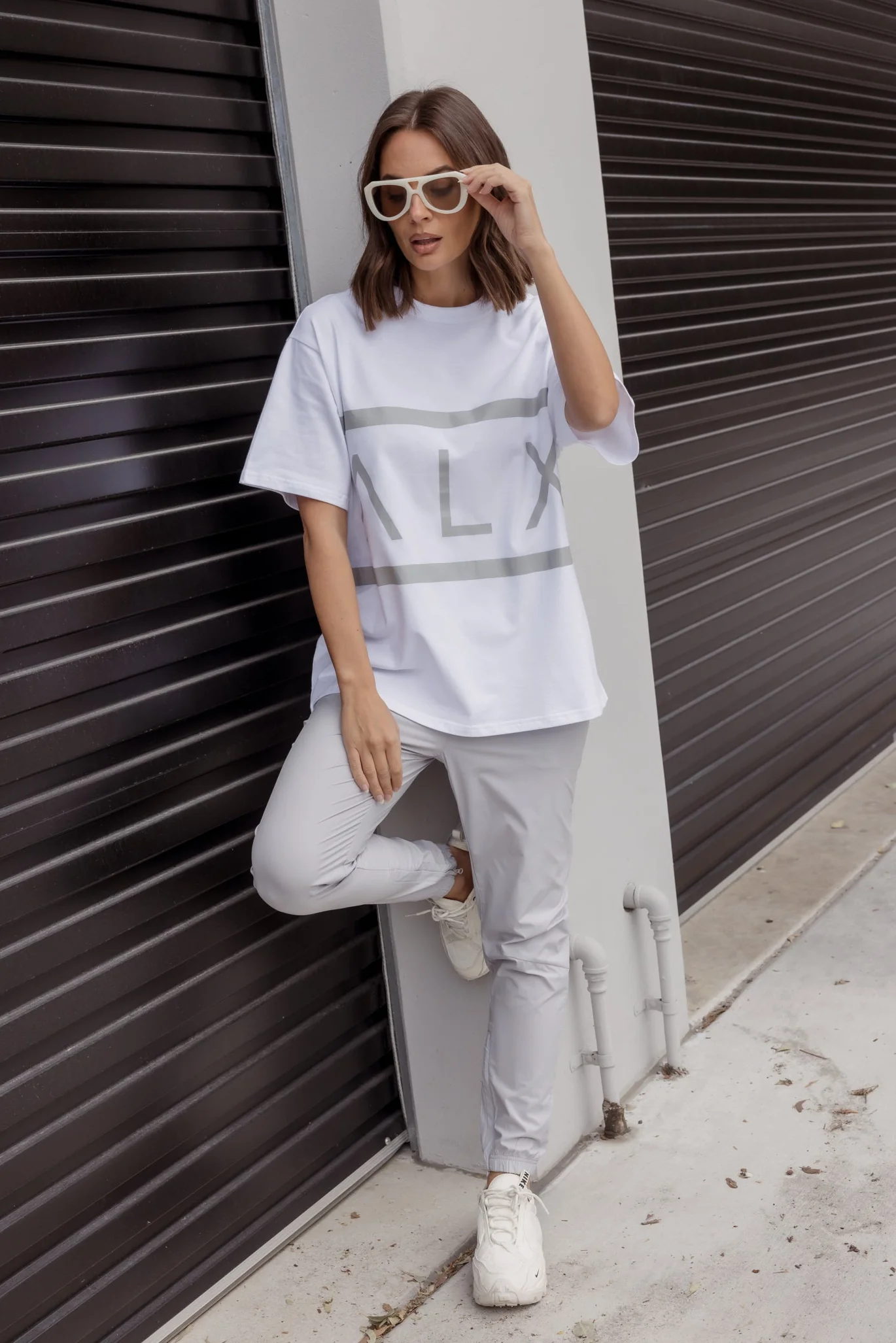 VEGAS T-Shirt White/Grey - Image 3