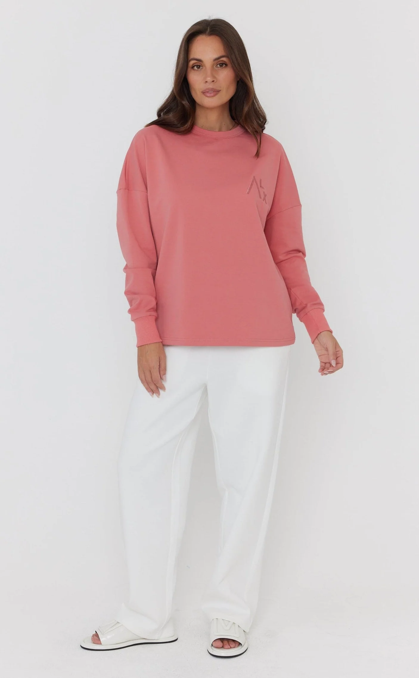 VIRE Long Sleeve Top Coral - Image 5