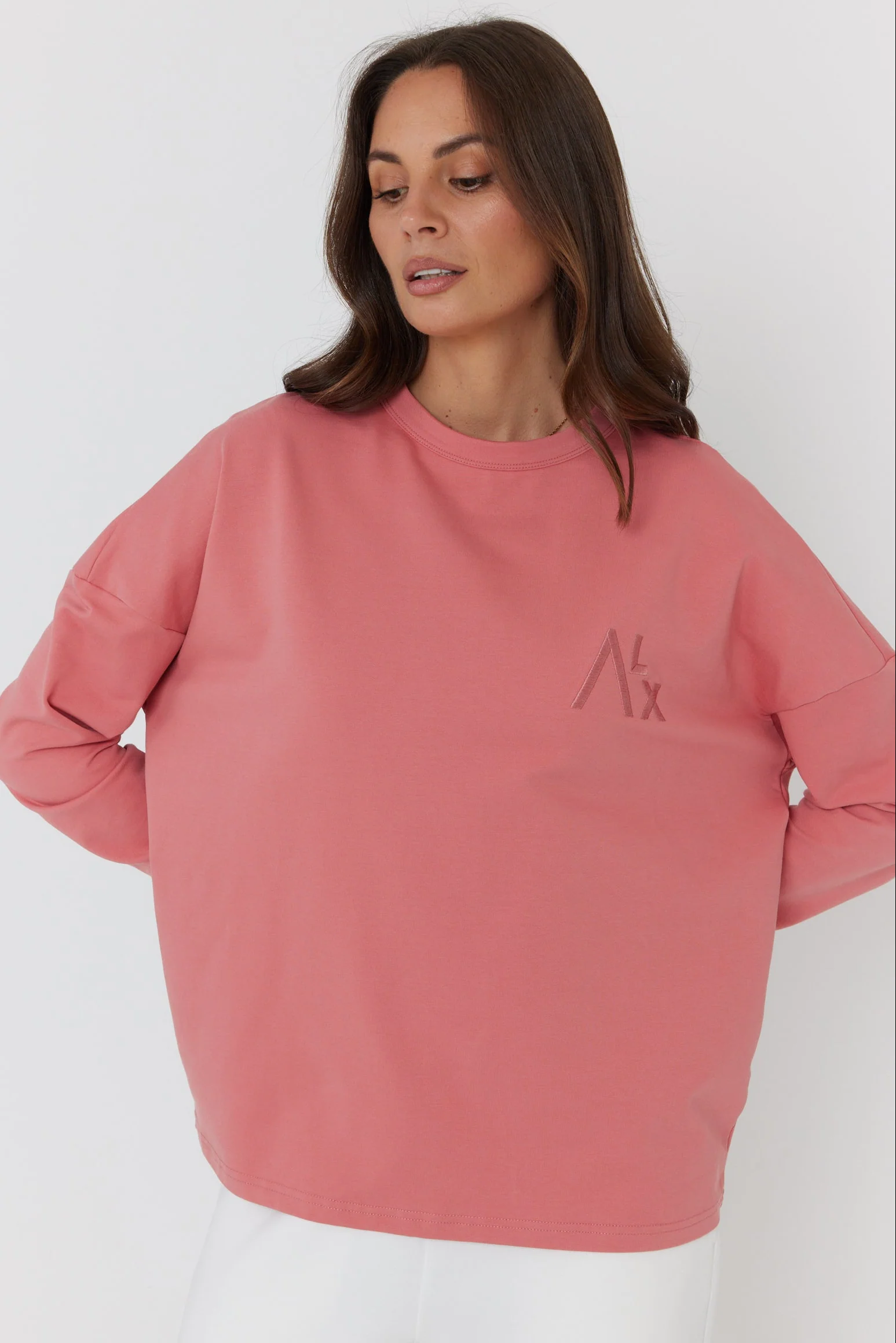VIRE Long Sleeve Top Coral - Image 7