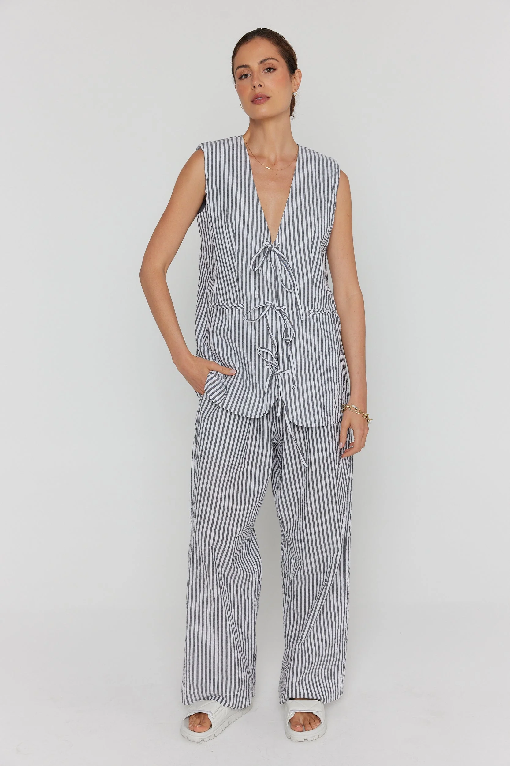 VULTAR Vest Black Stripe - Image 6