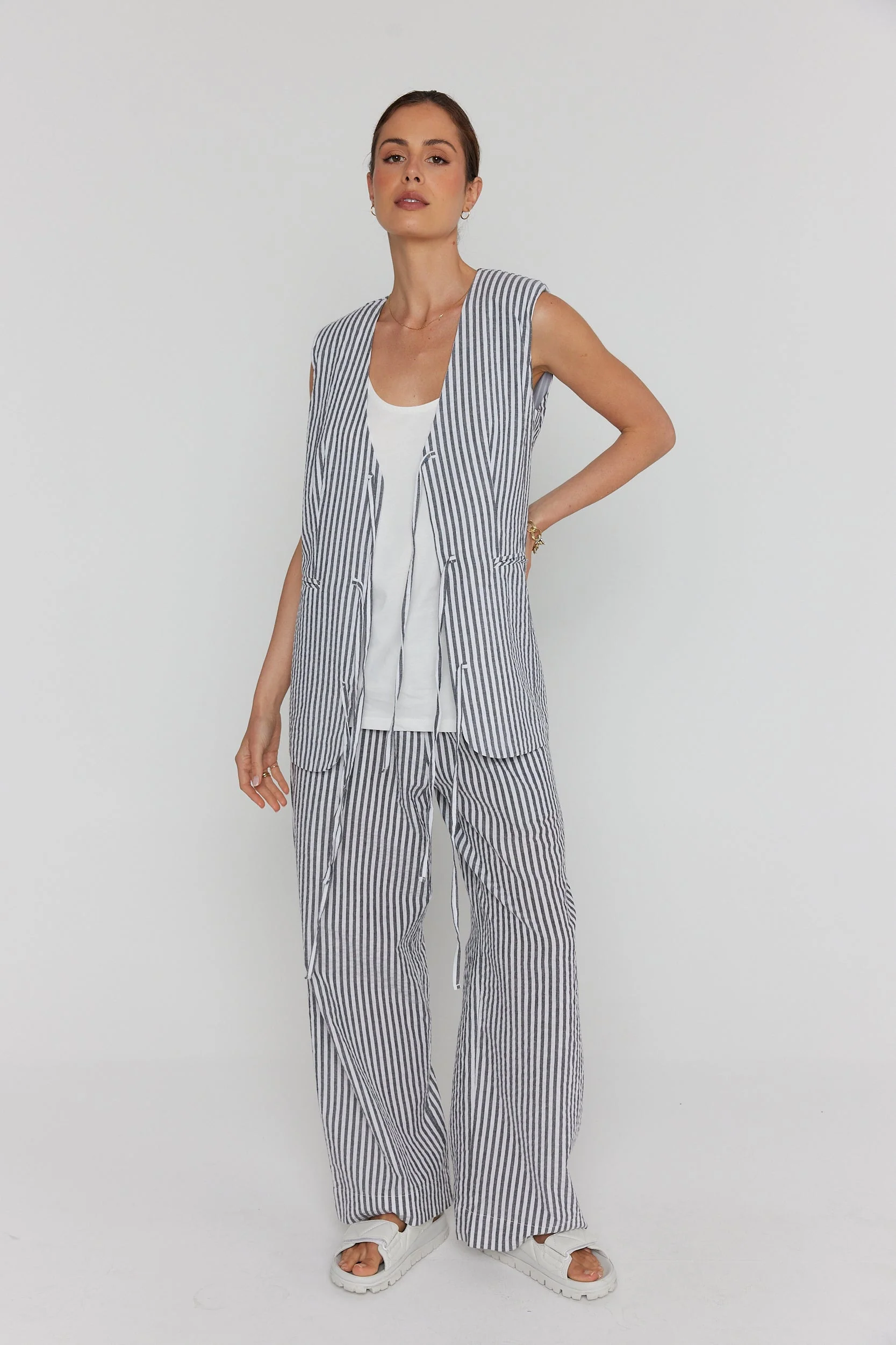 VULTAR Vest Black Stripe - Image 7