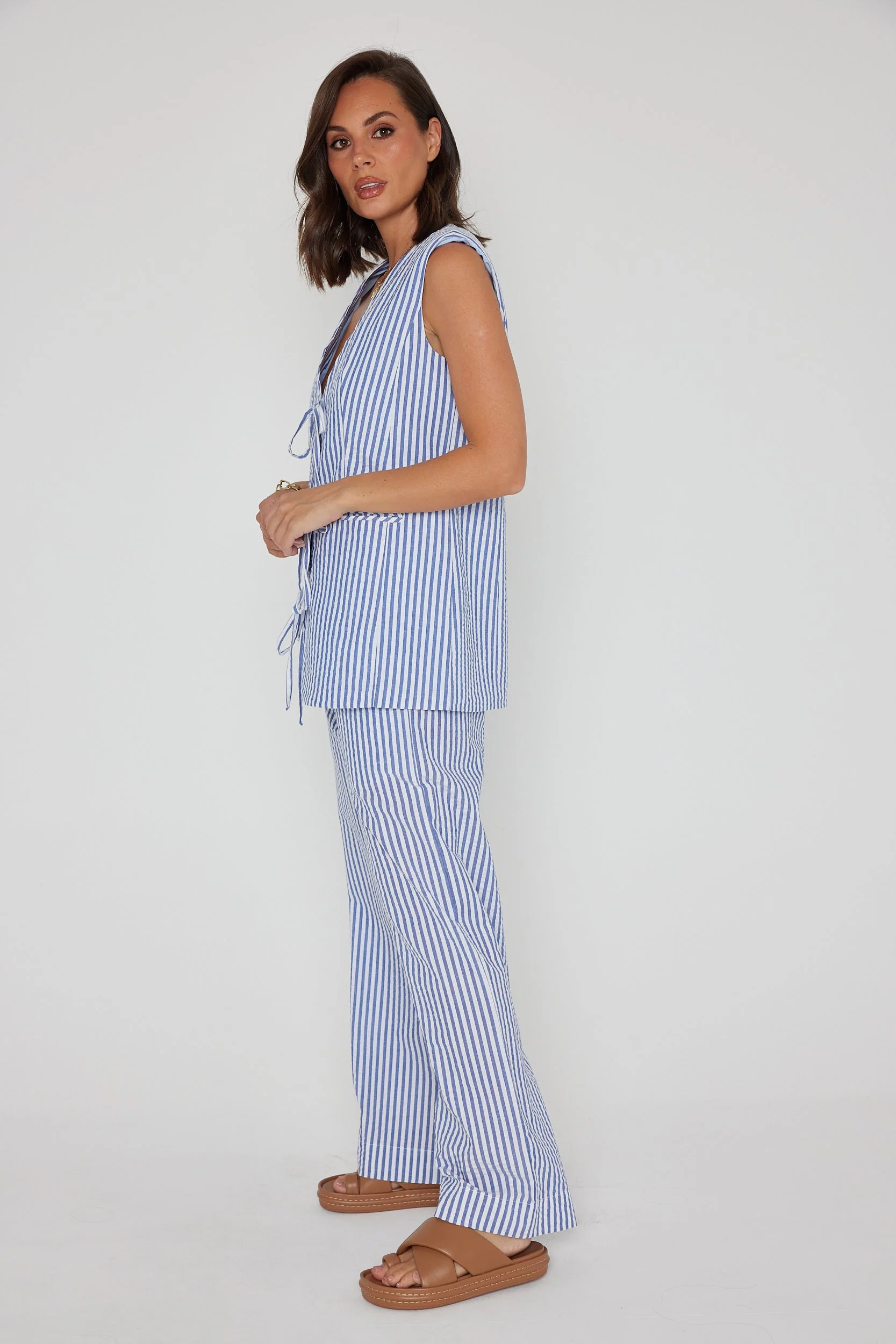 VULTAR Vest Blue Stripe - Image 10