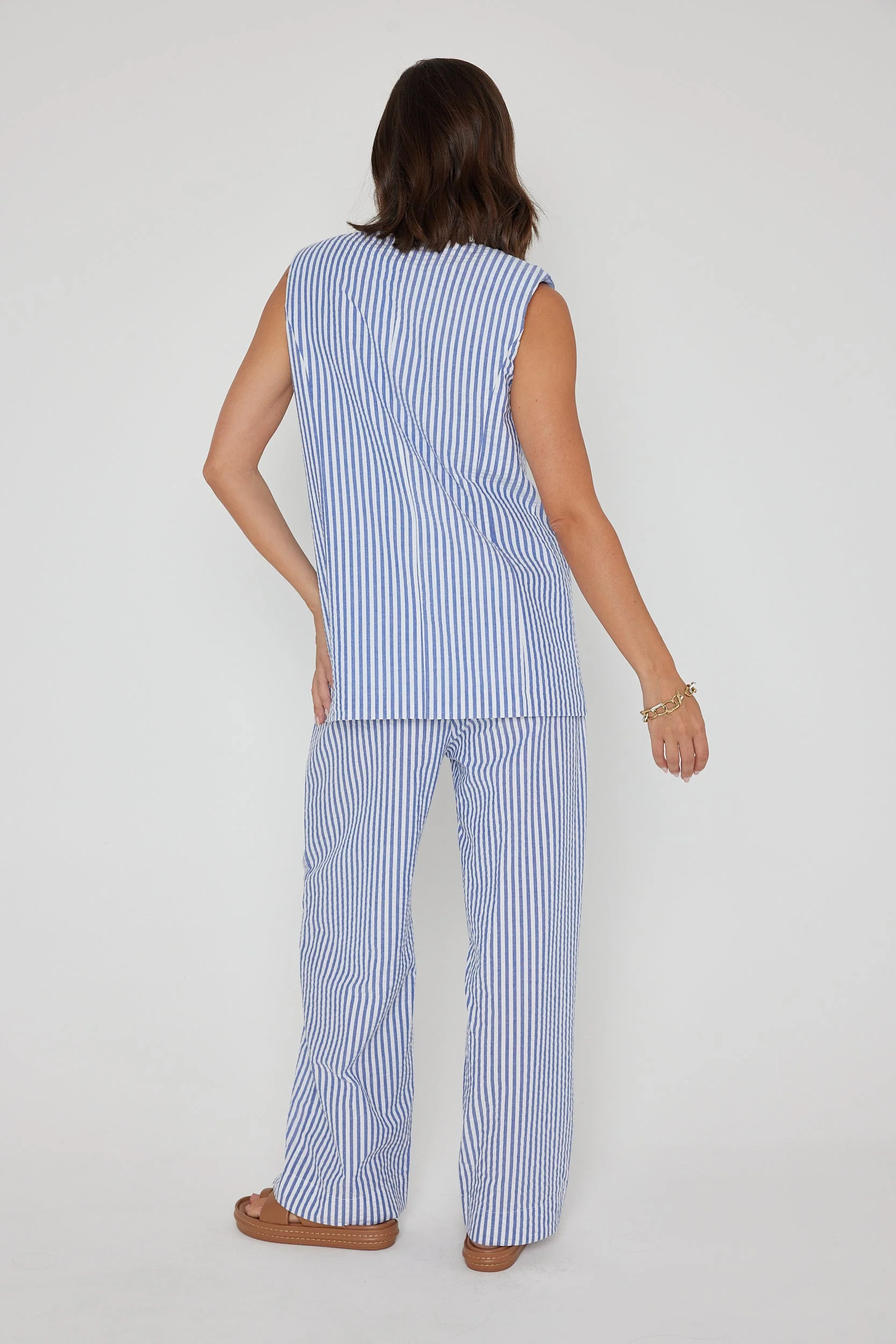 VULTAR Vest Blue Stripe - Image 11