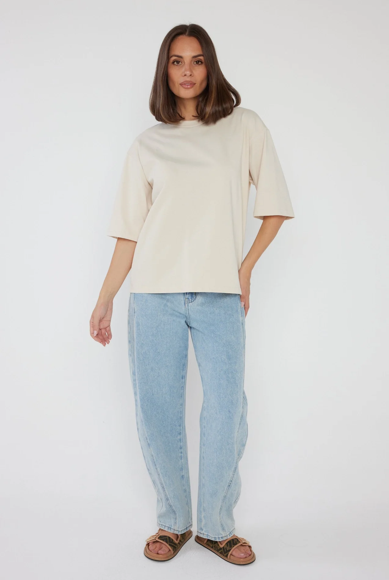 ZURI T-Shirt Oat - Image 6